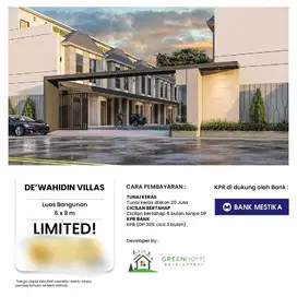 Jual Villa Medan Area Di komplek De' Wahidin Villas
