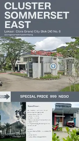 jual rumah di cgc cluster sommerset east