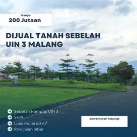 Tanah  murah akses perumahan view pegunungan dekat UIN 3