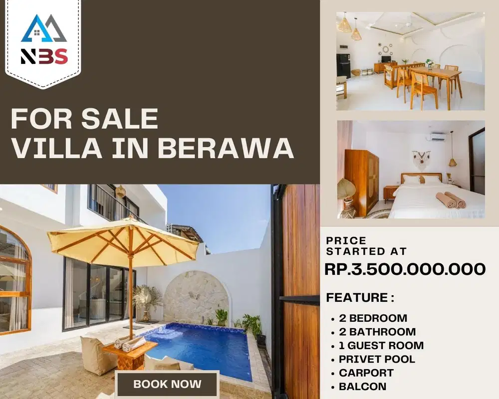 A Stunning Mediterranean Villa in Berawa, Canggu
