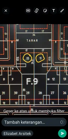 Di jual rumah duta garden hitung tanah ada 2kavling