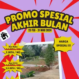 DIJUAL TANAH MURAH PROMO HANYA 3JT PERMETER,LOK. CIPADATI DESA CINUNUK
