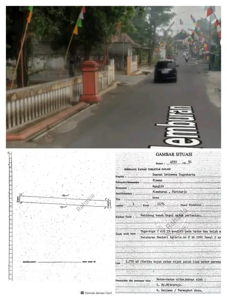 Tanah strategis jln kaliurang KM 6 plemburan cocok perumahan