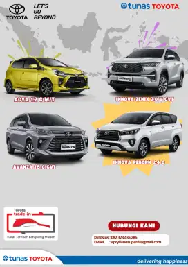 KREDIT MOBIL TOYOTA DP 20%