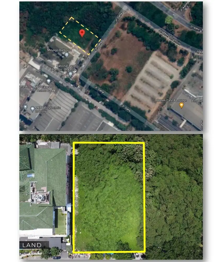 Dijual Tanah di Lippo Cikarang Luas 3.370 m2 Lokasi Bagus untuk Usaha