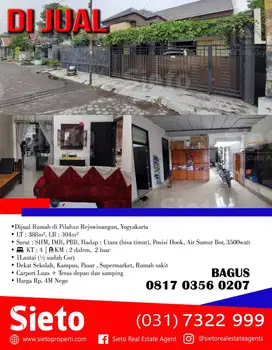 Dijual Rumah di Pilahan Rejowinangun, Yogyakarta