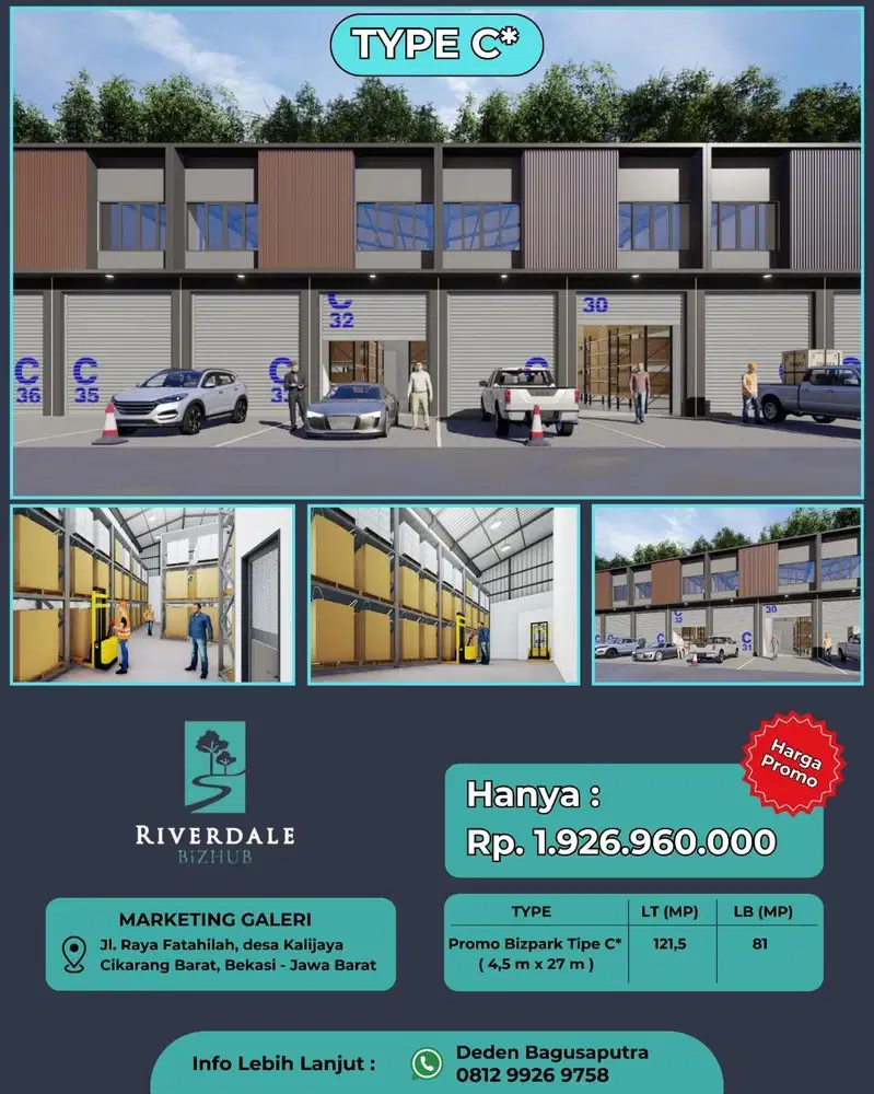 Dijual ruko bizhub serbaguna dengan lokasi srategis