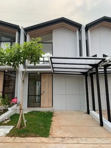 Rumah Minimalis Modern di Cluster Waterfront Lippo Cikarang, 45Jt/Thn