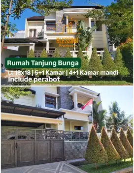 rumah mewah tanjung bunga full perabot
