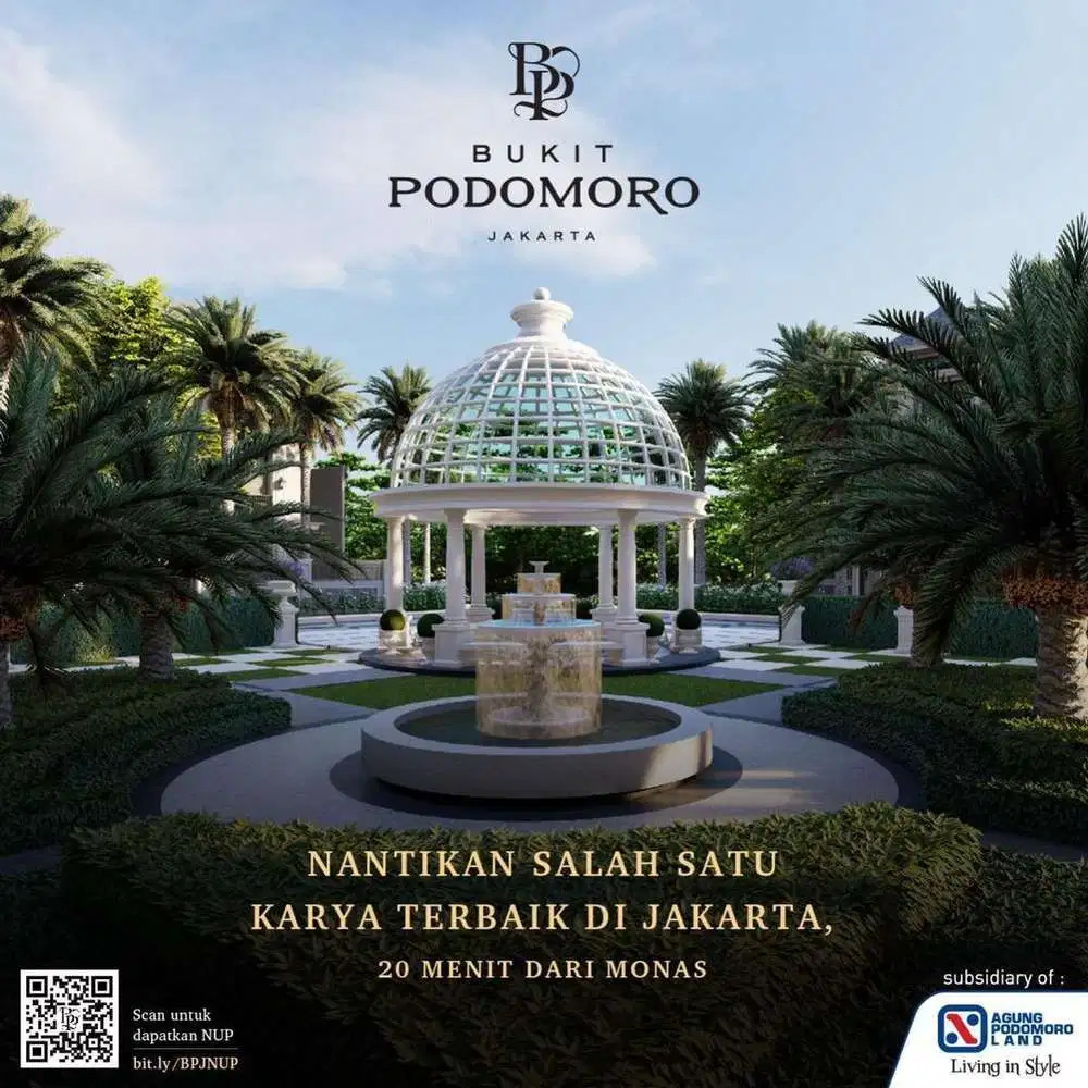 Open NUP di BUKIT PODOMORO JAKARTA, Klender, Duren Sawit