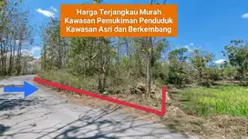Jual Tanah murah mangku jalan raya di Goa Pindul Gunung kidul