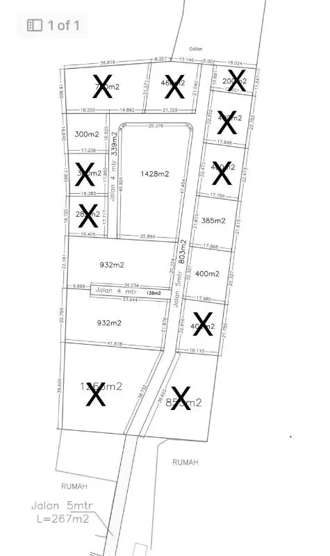 tanah kontrak empat are zona pink pariwisata di Balangan uluwatu