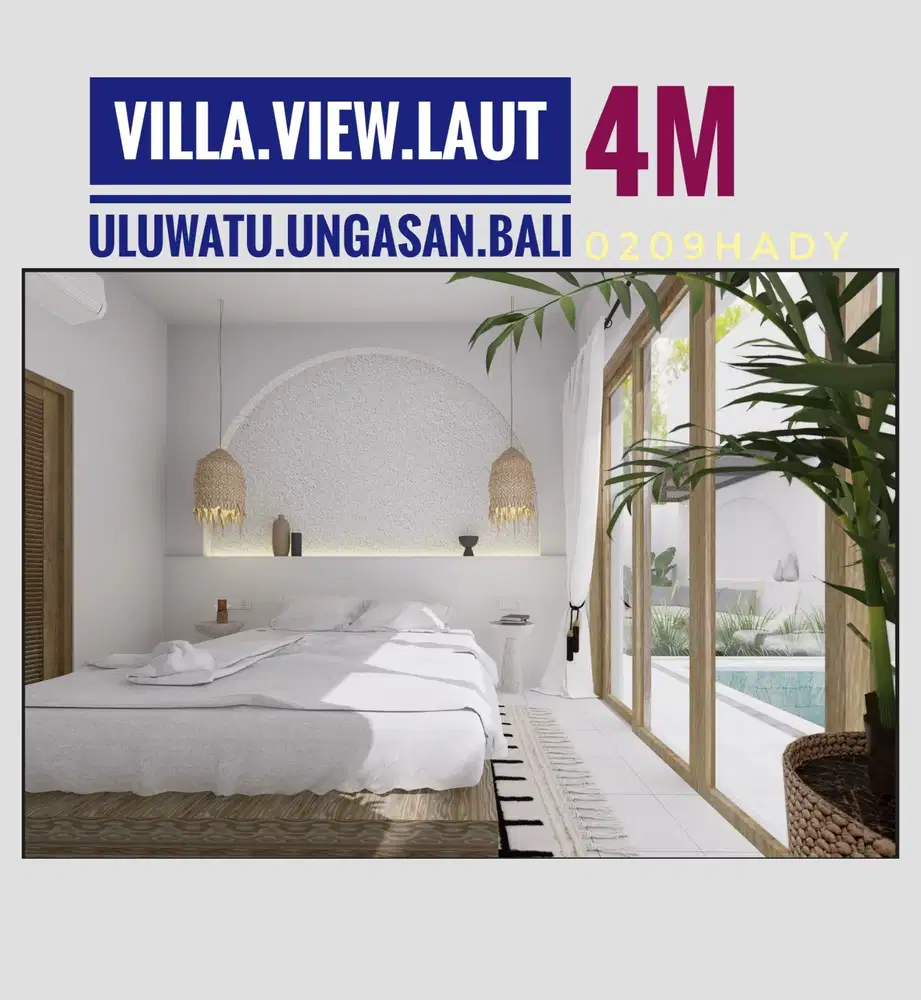 Jual Villa View Laut Uluwatu Ungasan Bali
