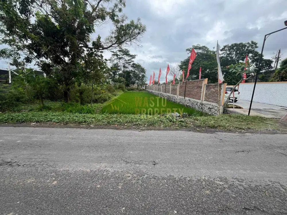 TANAH LUAS SHM DIJUAL CEPAT DI GODEAN DEKAT KANTOR BARU POLDA DIY