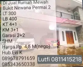 Dijual rumah Mewah 2 lantai dengan Perabot di Makassar