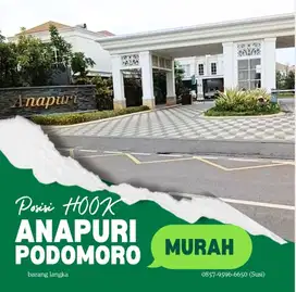 TERMURAH Rumah HOOK di Anapuri Podomoro Park Buahbatu Bandung dijual