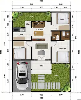 Rumah Jogja 10 Menit Gembira Loka Zoo SHM Siap Bangun Berbah Sleman