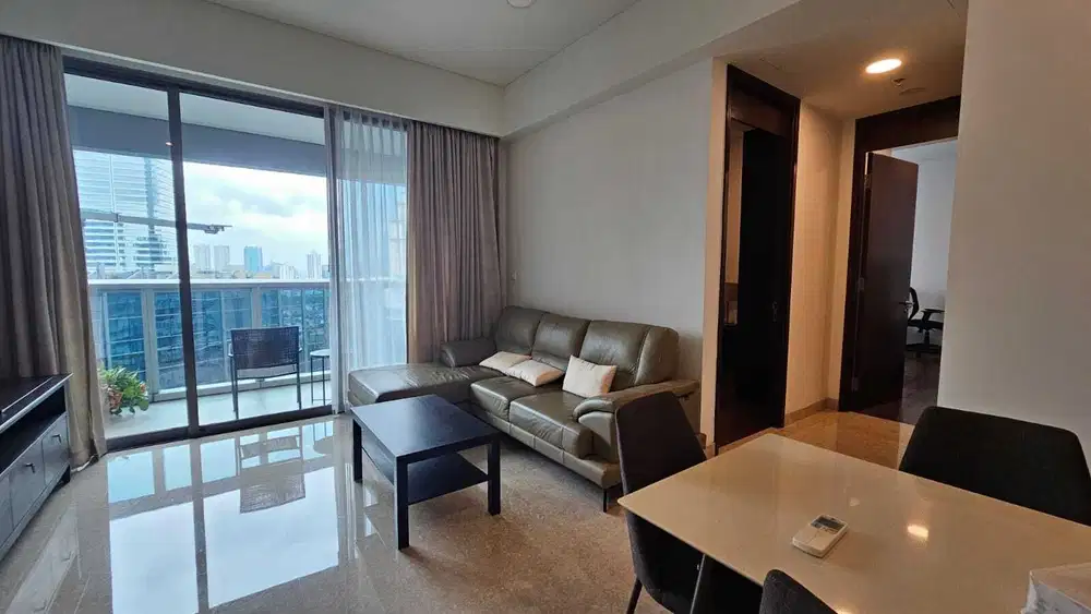 Dijual Cepat Apartemen Anandamaya 2 Badroom Full Furnish Bersih