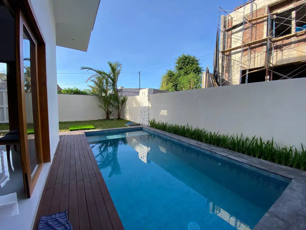 VILLA 4BR NEW MINIMALIS MODERN FURNIHSHED LOKASI JIMBARAN