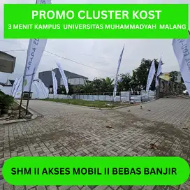 Rumah Kos Cluster Premium 3Menit Kampus UMM