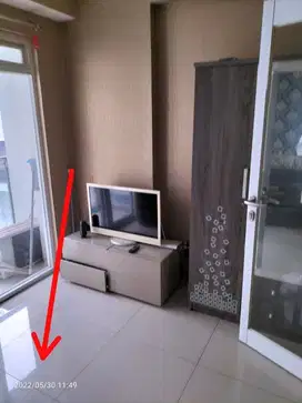Disewakan apartemen tipe studio 1 BR  full furnished lantai dasar