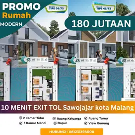 Rumah 10 Menit Pintu Tol Sawojajar Malang