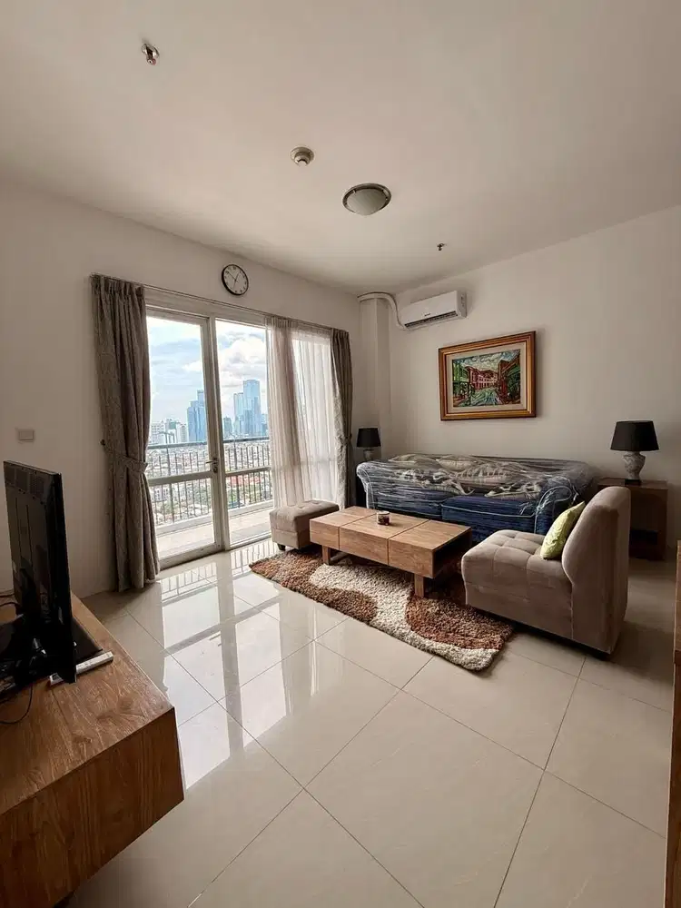 Disewakan Bu Apartement Ambassade Residence 2 Badroom Strategis Unit