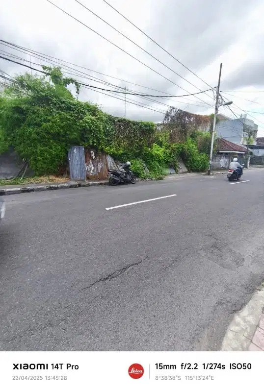 Di jual tanah jalan utama Suli , Denpasar, Bali