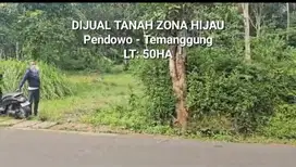 DIJUAL TANAH ZONA HIJAU 50HA TEMANGGUNG, JATENG