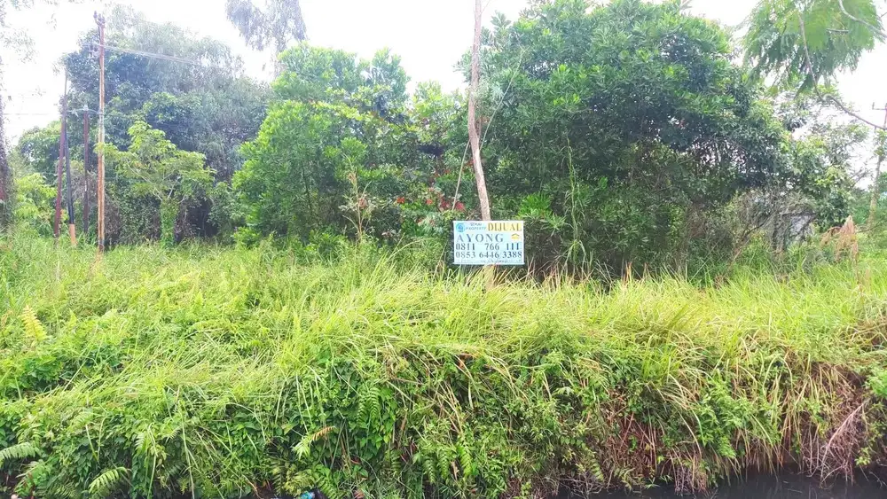 Dijual tanah di tepi jalan besar dekat Eka Hospital Jl. Soekarno Hatta