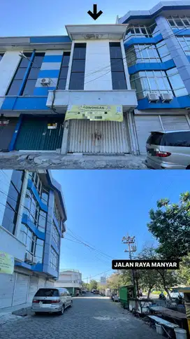 RUKO MURAH CUMA 1Man DI JALAN RAYA MANYAR, HADAP JALAN RAYA