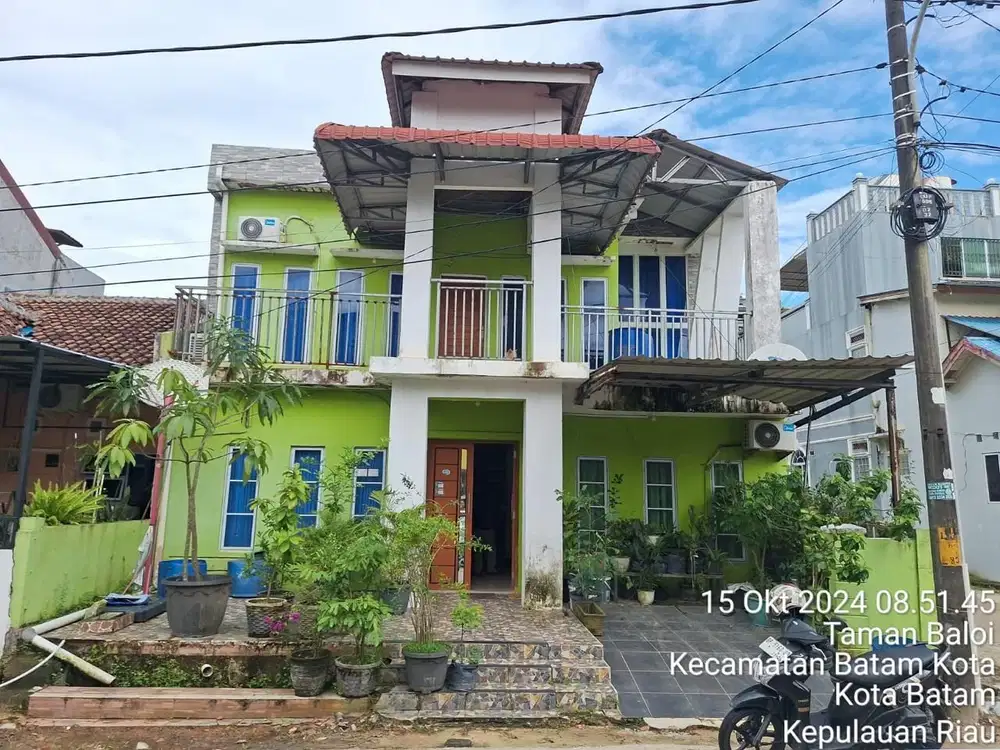 dijual rumah hook batam centre anggrek mas