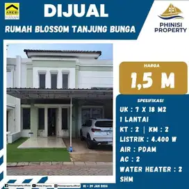 DIJUAL RUMAH DI PERUMAHAN BLOSSOM TANJUNG BUNGA
