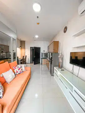 Dijual Cepat Apartemen Ambasade Residence 2 Bedroom Luas 63 M Furnish