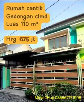 Rumah Cantik 110m di Gedongan Colomadu