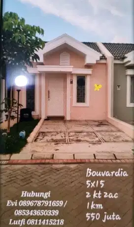 Dijual rumah di Kompleks Bovardia  Green River View