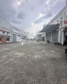 dijual cepat gudang amplas row lapang