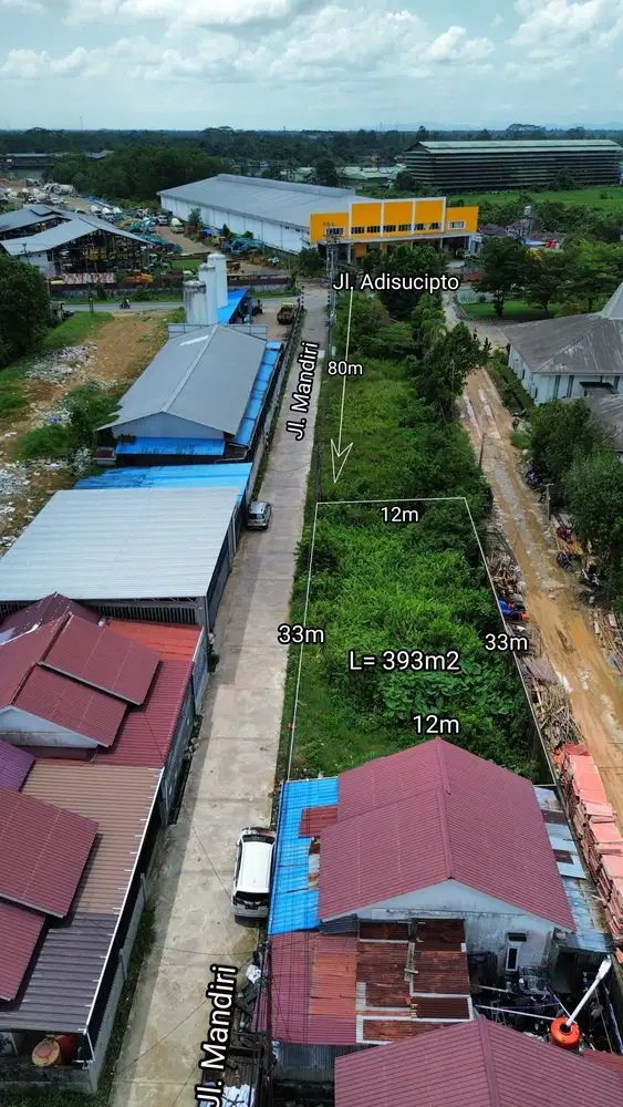 Tanah Siap bangun Jln.Adisucipto