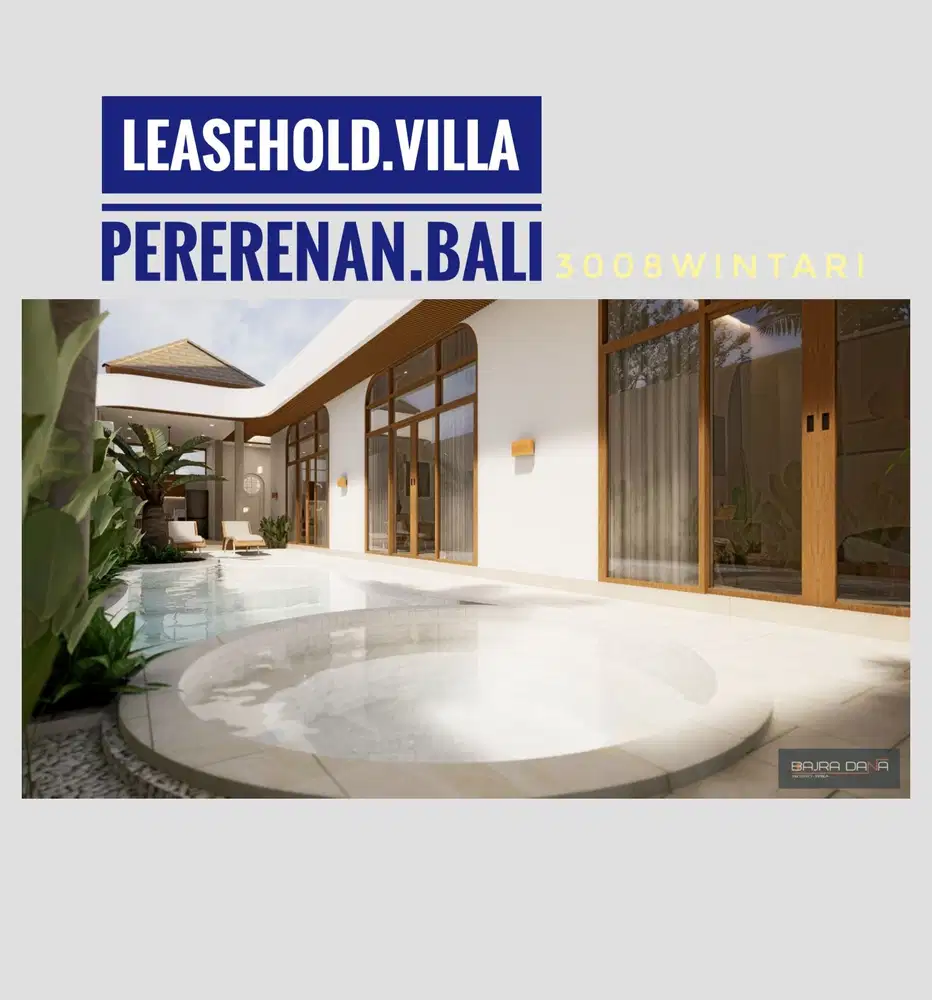 Leasehold Villa Pererenan Munggu Canggu Bali