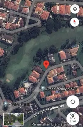 KAVLING GOLF VIEW GRAHA FAMILI LUAS TANAH 800AN