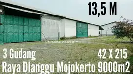 Dijual 3 Gudang di Kota Mojokerto