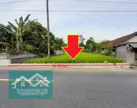 Jual Tanah Murah & Strategis Di Cangkringan,Tepi Jalan Cocok Utk Usaha