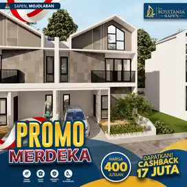 Rumah Skandinavian 2 Lantai Lokasi Super Strategis di Sapen