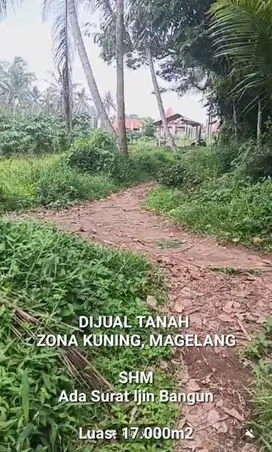 DIJUAL TANAH 1,7 HA DEKAT AKMILMAGELANG