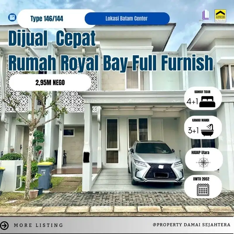 Dijual CepatRumah Royal Bay 
