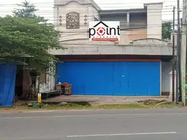 Tanah bonus bangunan pinggir jalan raya dijual cepat BU