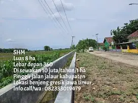 Di sewakan tanah pinggir jalan jalur kabupaten