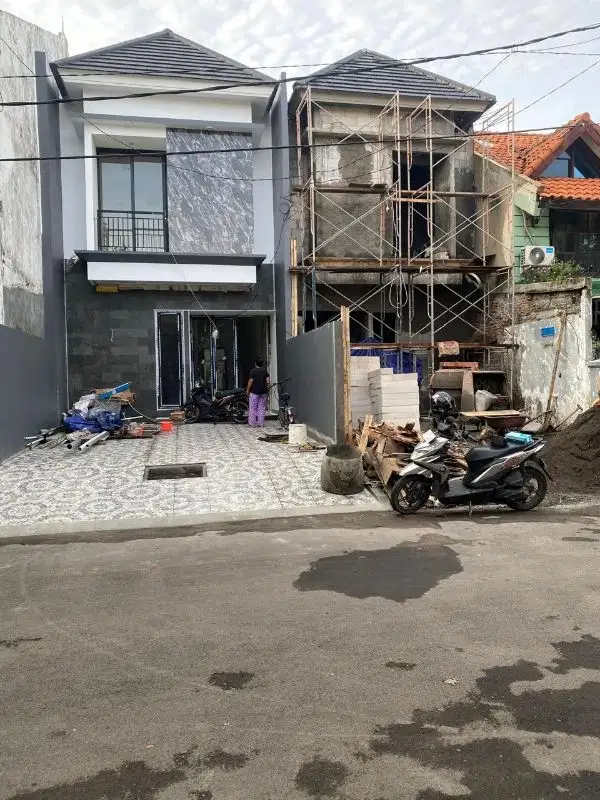 2Unit Rumah Baru 2Lantai siap Huni di Rungkut Asri Barat, Sby