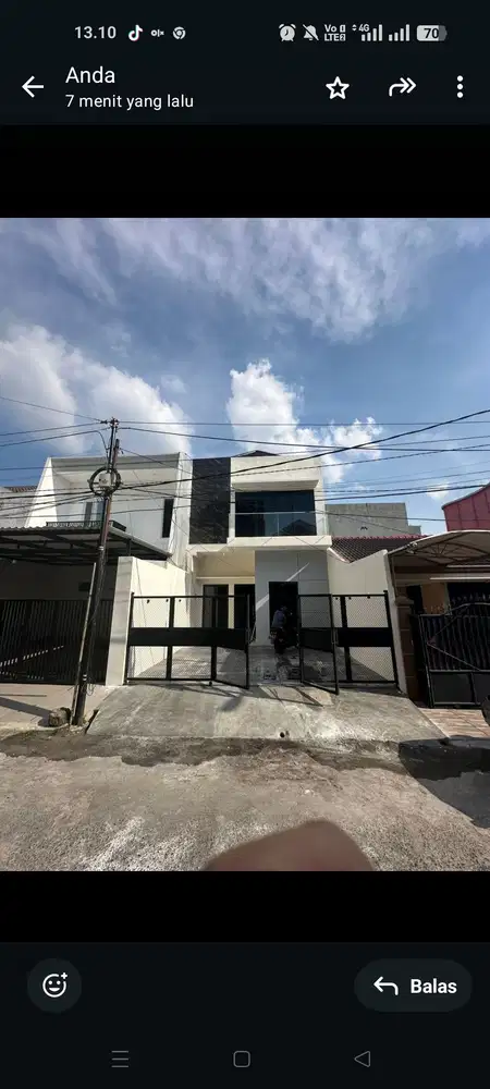 Rumah Baru 2 Lantai siap Huni di Komplek Darmo Indah Timur, Sby Barat