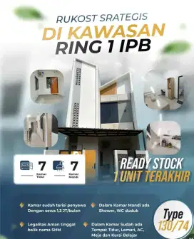 Investasi Kostel Kos IPB Ring 1 Tersewa Autopilot Good ROI
